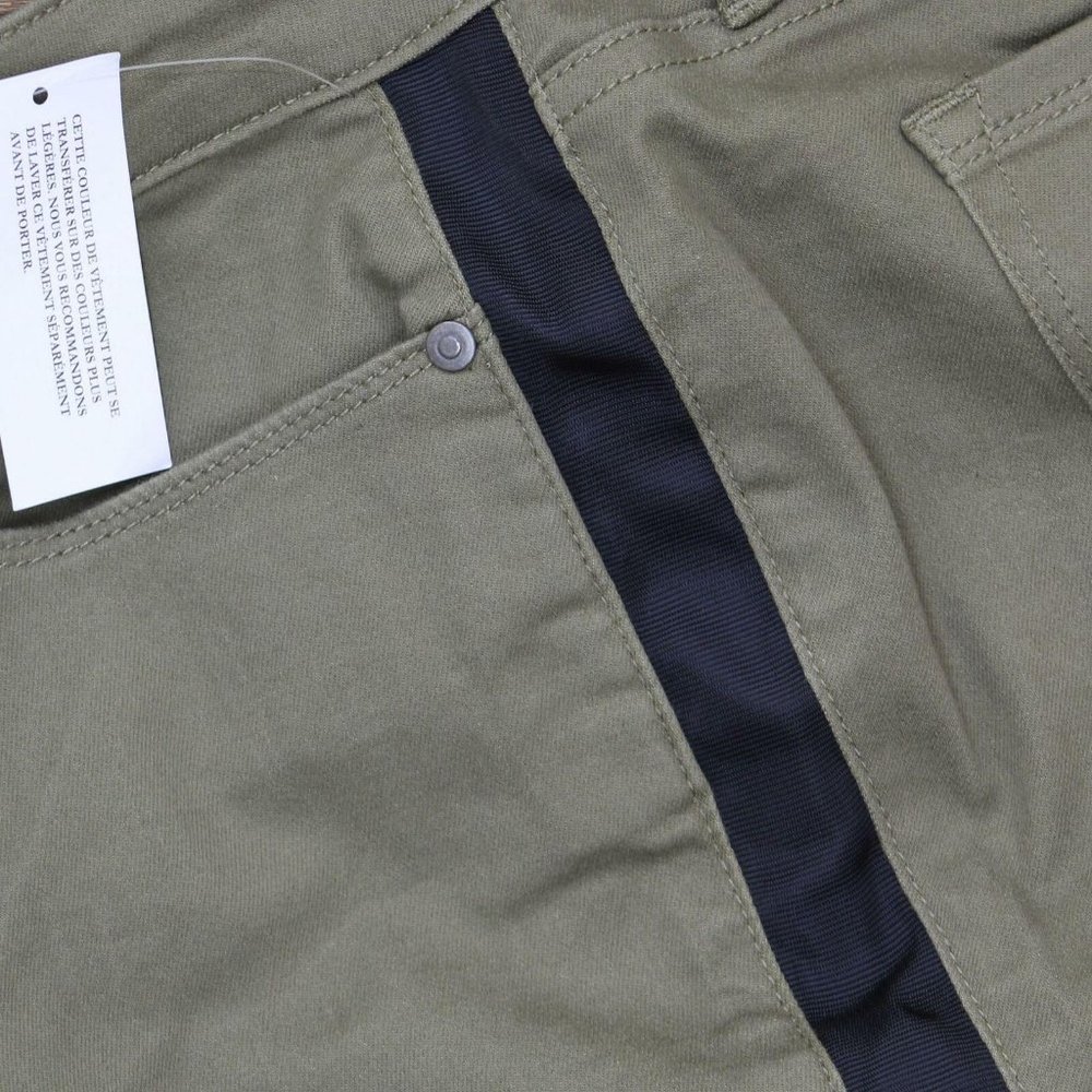 NWT Colleen Lopez Side Skinny Jeans 8 Olive Green - Picture 6 of 8